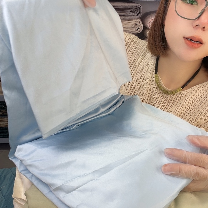 棉棉蓝天1.8床笠纯棉