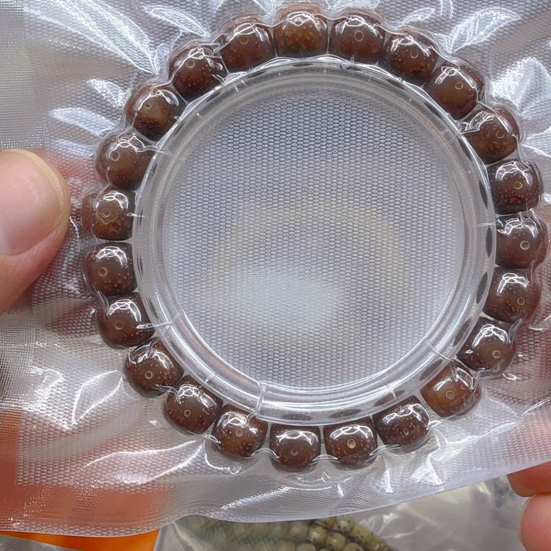 星月菩提手串84殿堂粉冰星月菩提单圈1.0