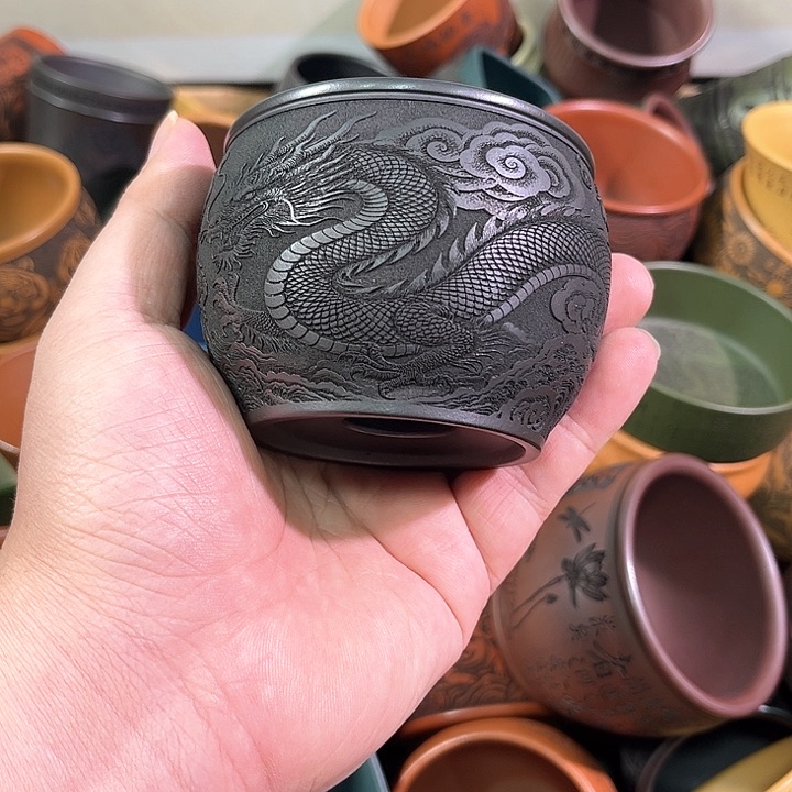 茶杯紫砂全手工紫砂主人杯