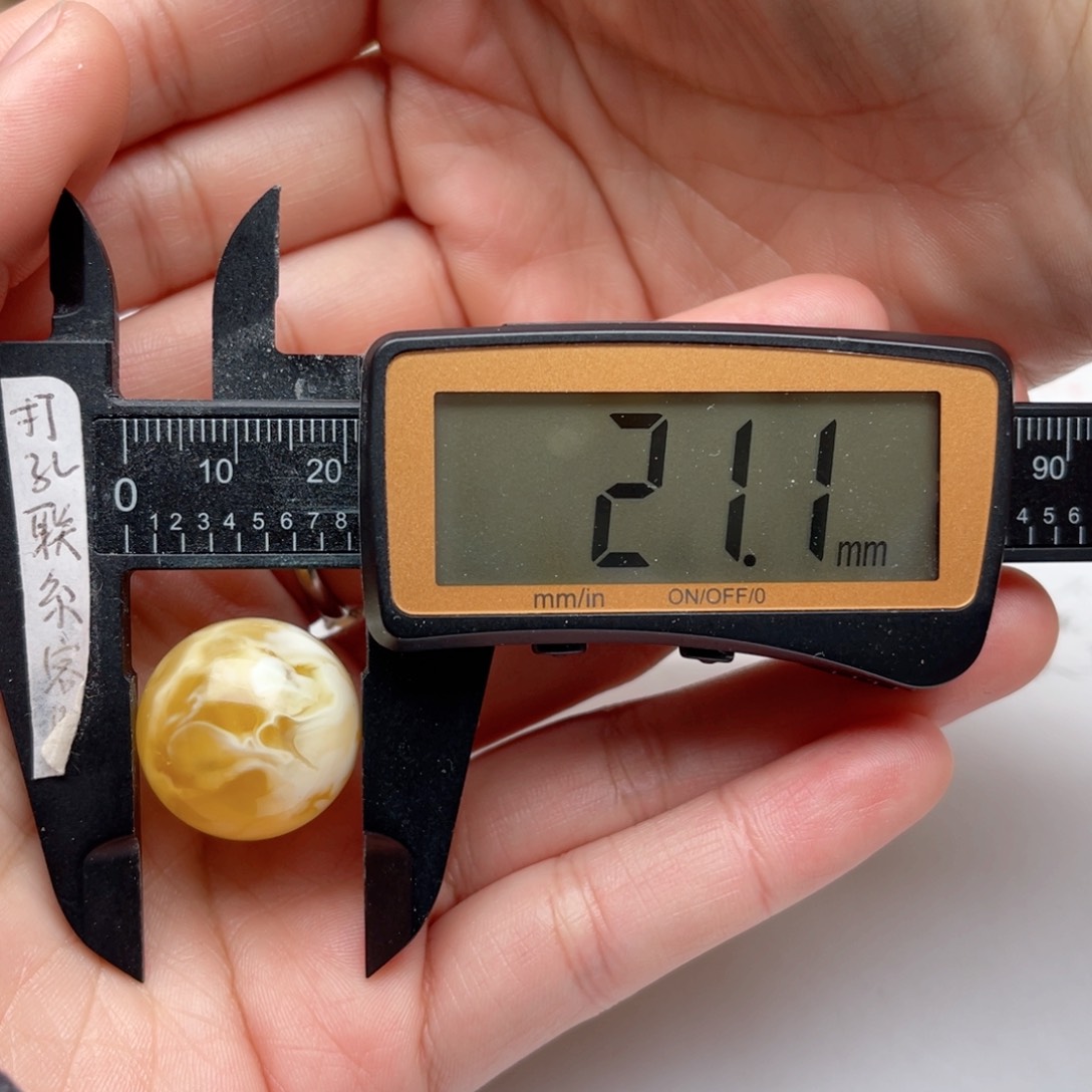 蜜蜡裸石未镶嵌.*.蜜蜡圆珠梦