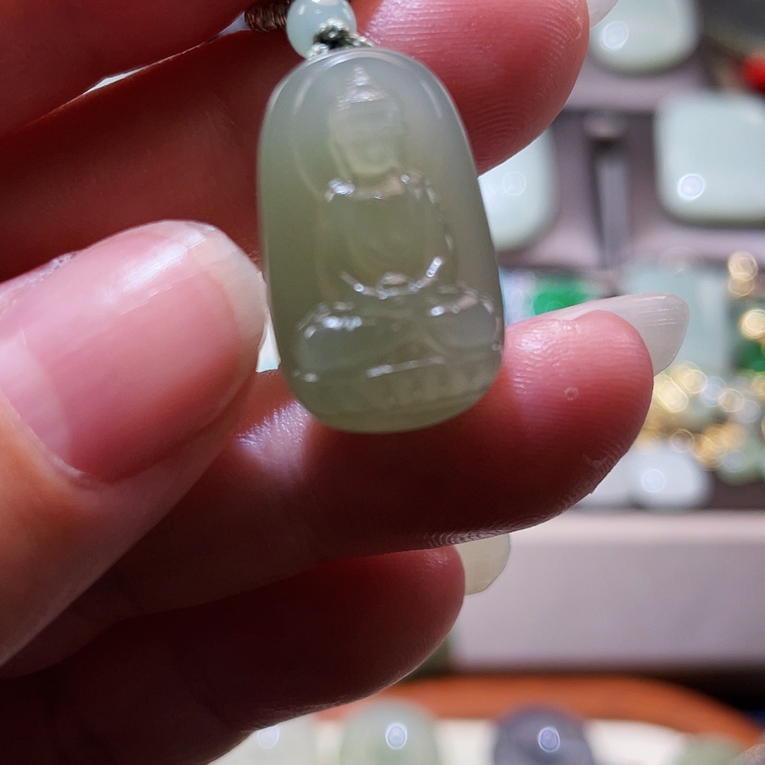 和田玉吊坠(不含链)未镶嵌