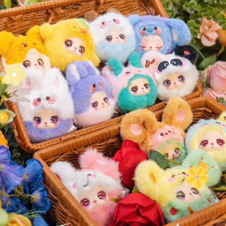 【JQ潮玩】莉拉的花园茶会迷你毛绒系列盲盒手办可爱挂件