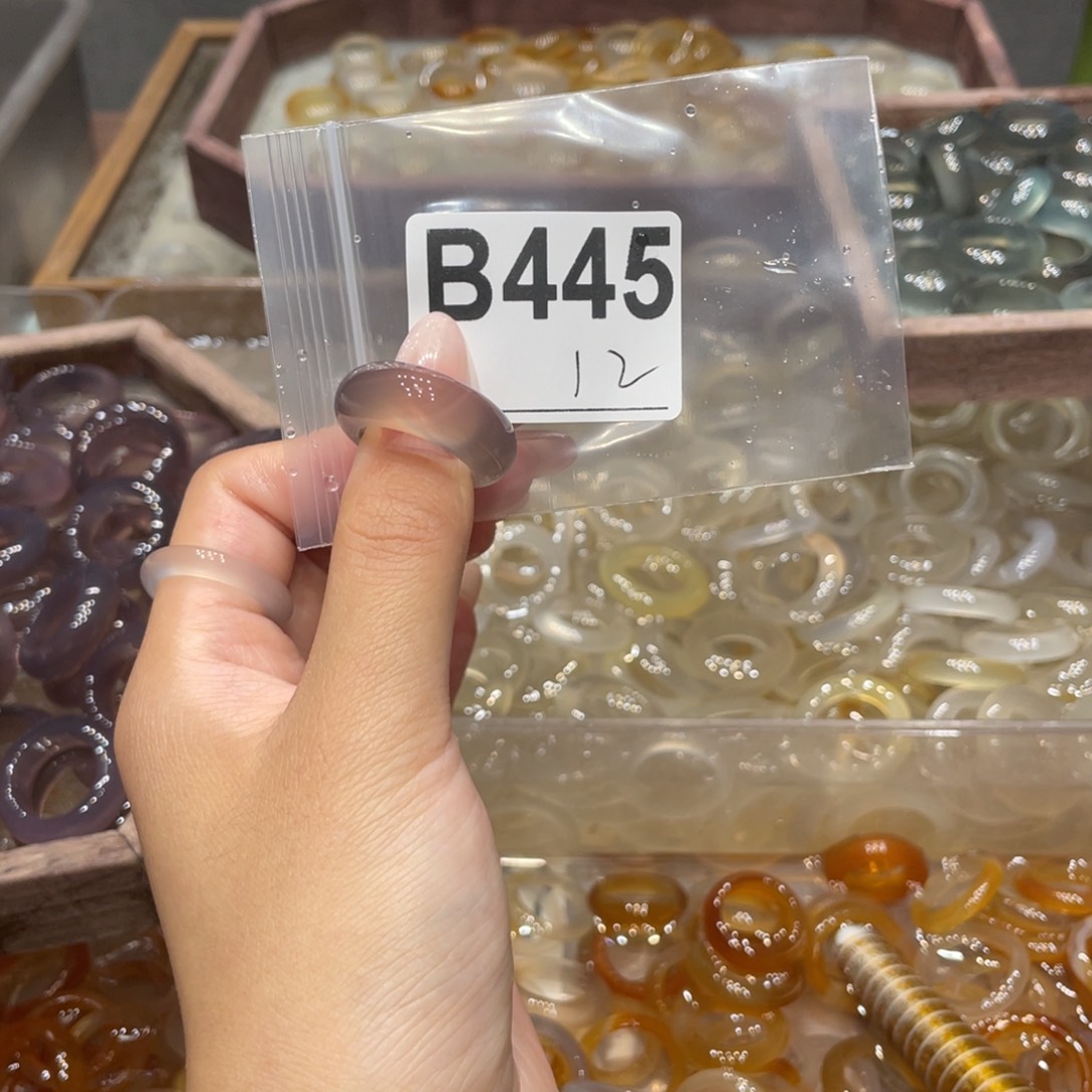 玛瑙/玉髓未镶嵌戒指445