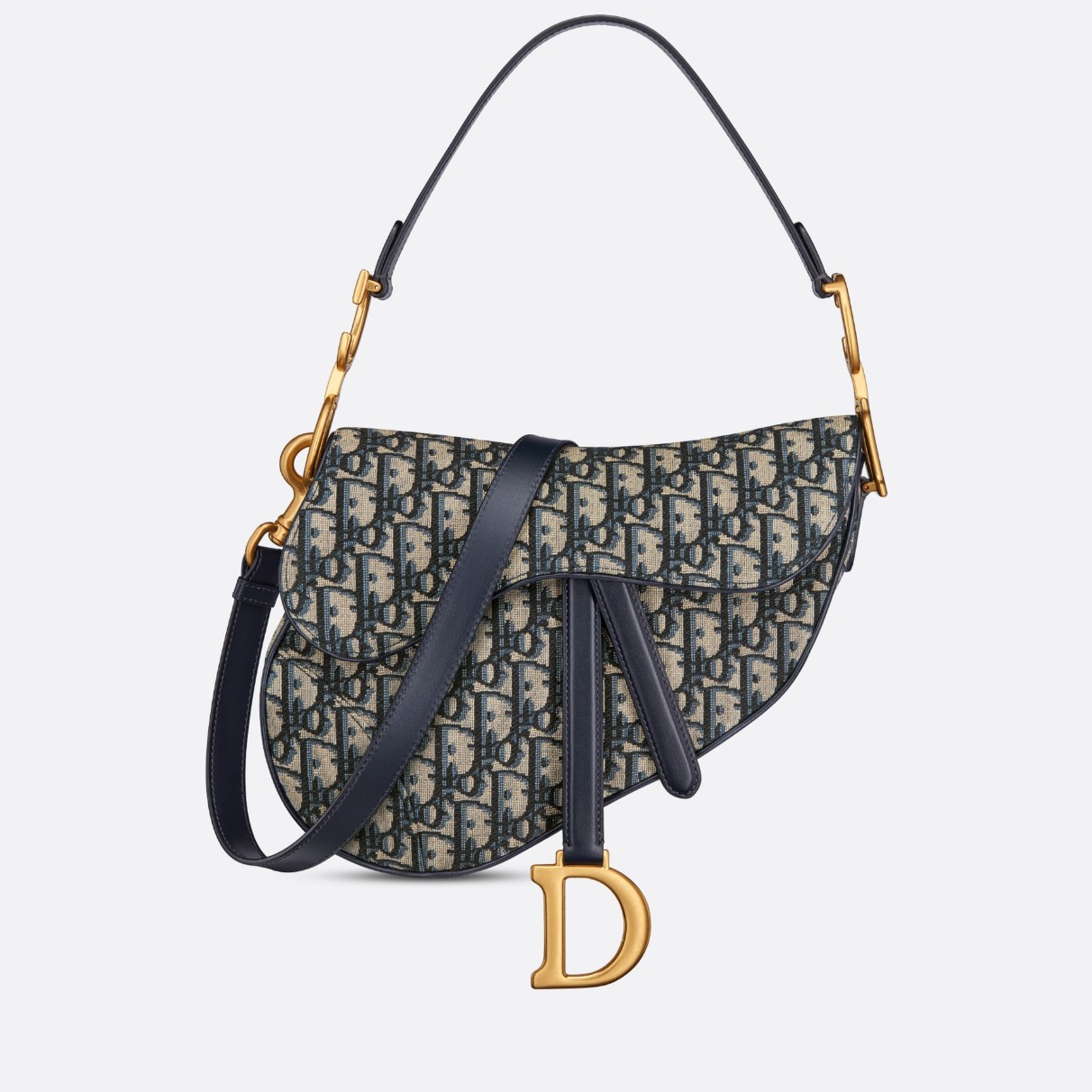 99新 DIOR/迪奥 老花马鞍的0C1875