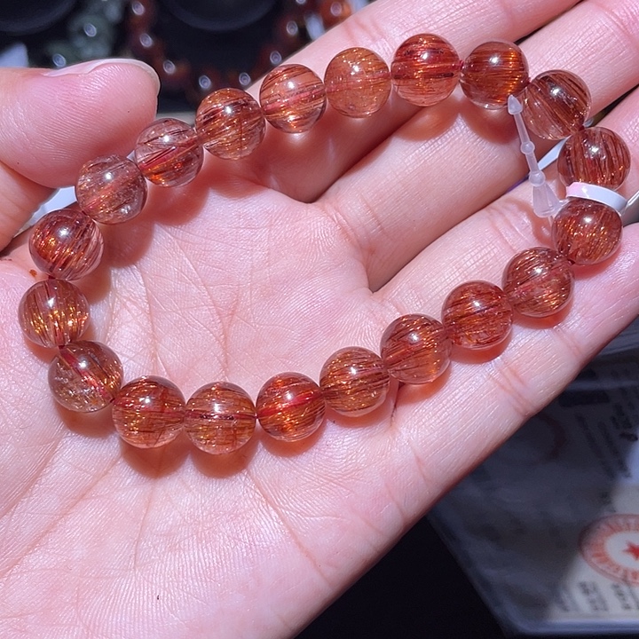 水晶手链未镶嵌铜发手链9.5