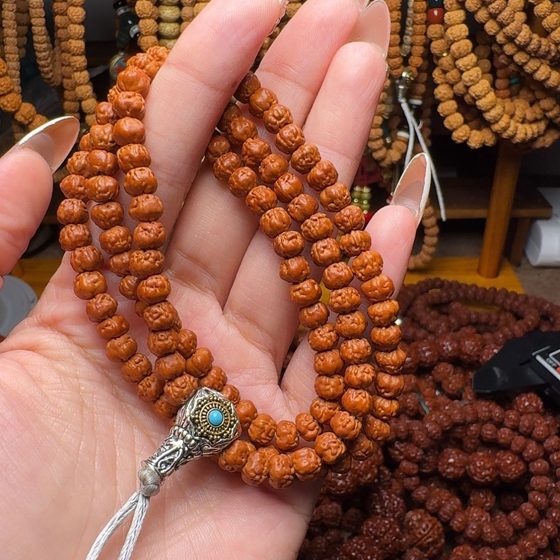 用***7金刚菩提吊坠6mm佛手108