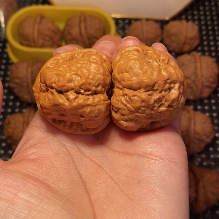 把件文玩核桃四浅开八腿三角蛙