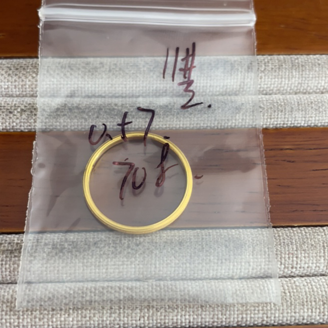 克重0.57 11号 三生三世戒指 足金999