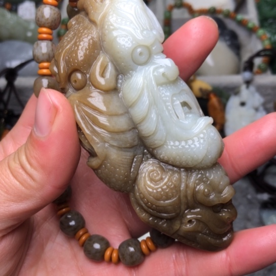 和田玉把件未镶嵌