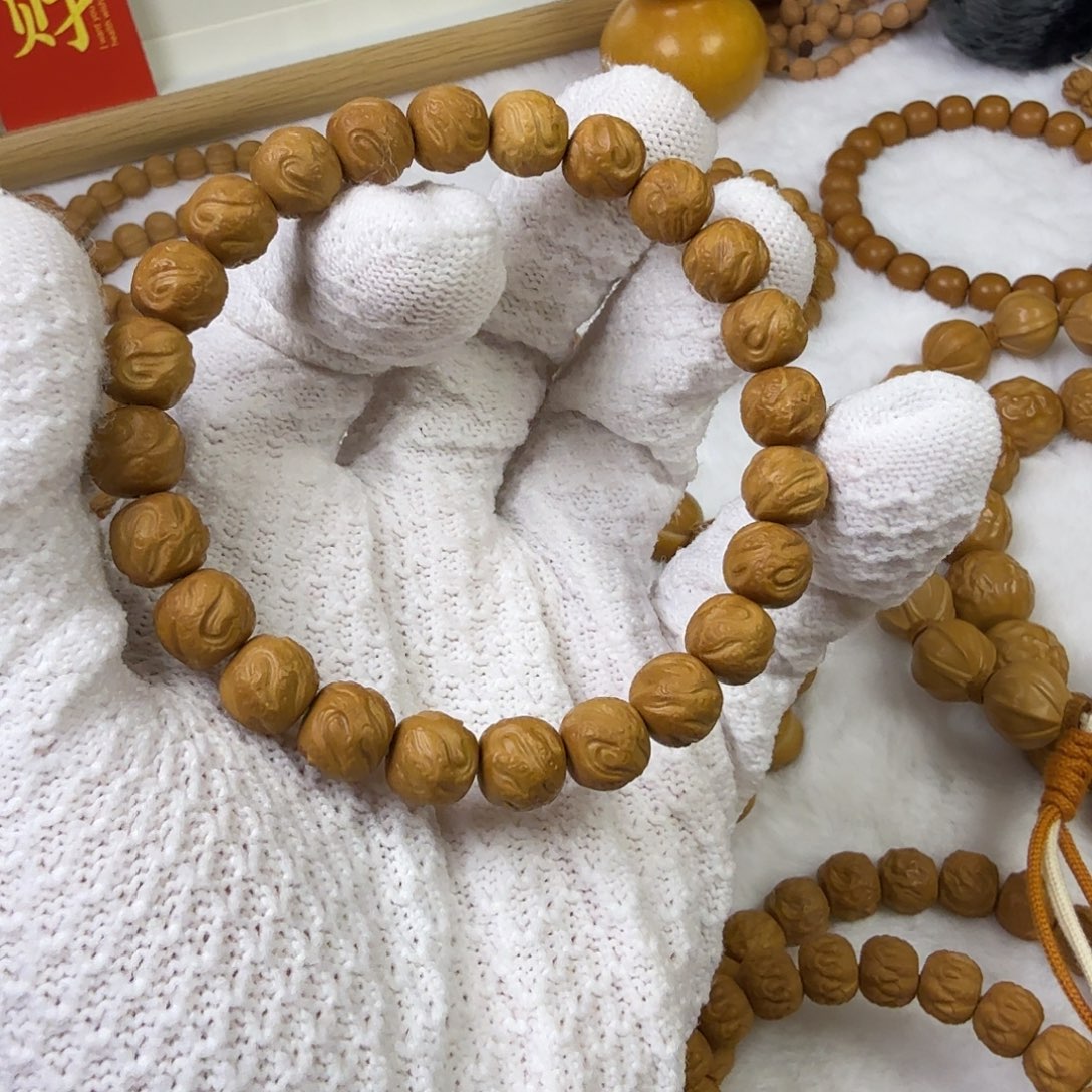 孤***忧猴头核桃手串纯手工玄鸟