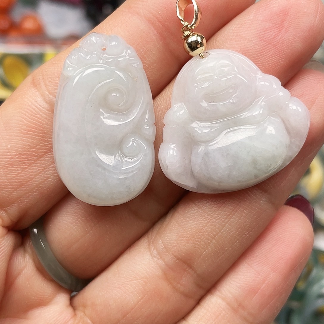 翡翠颈饰未镶嵌翡翠