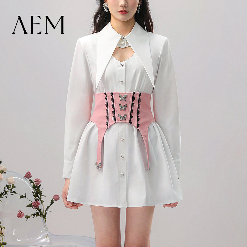 【现货】AEM 秋季法式瑞丽风梦幻风时尚套装收腰西域风 CM700548AC
