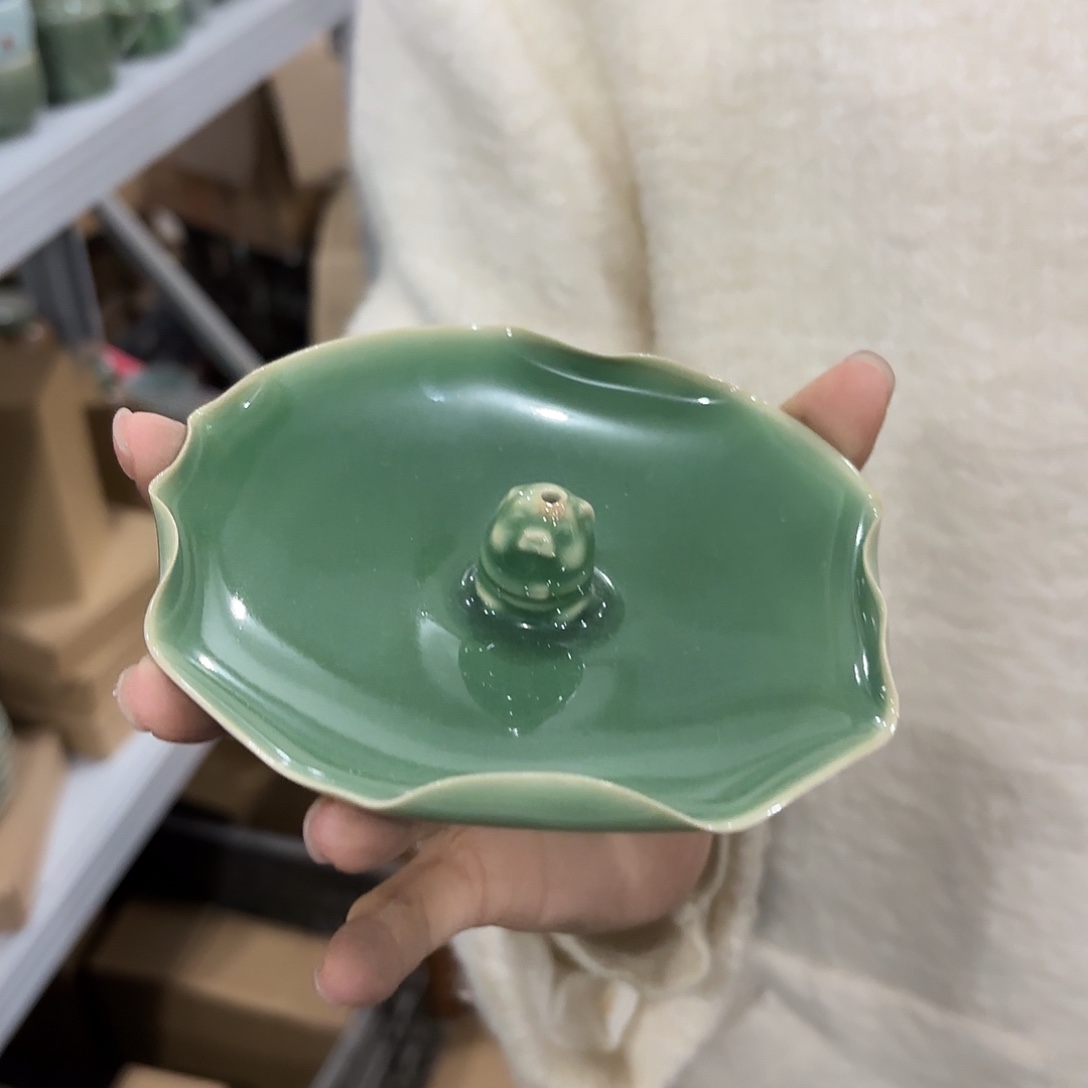 龙泉云间青瓷小米茶器