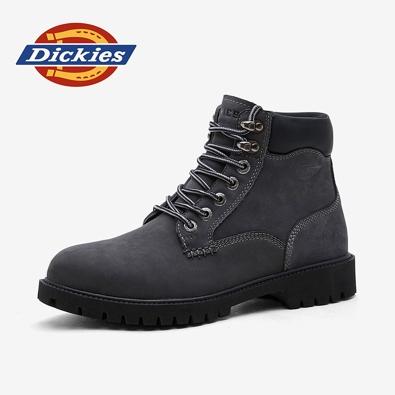 Dickies秋季新款马丁靴休闲英伦风增高百搭复古时尚百搭工装靴