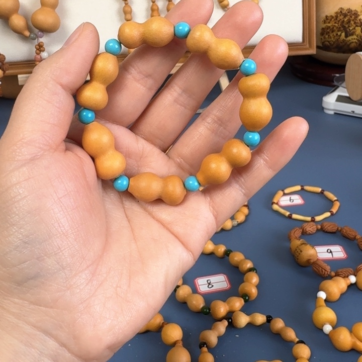 夏**铺天然葫芦手持手串