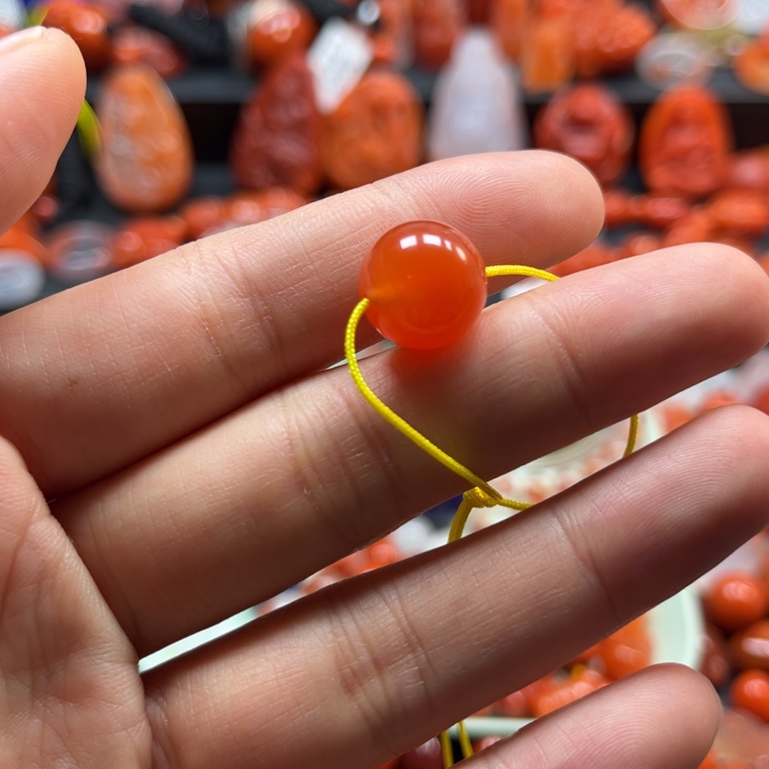 南红玛瑙配饰12.5未镶嵌