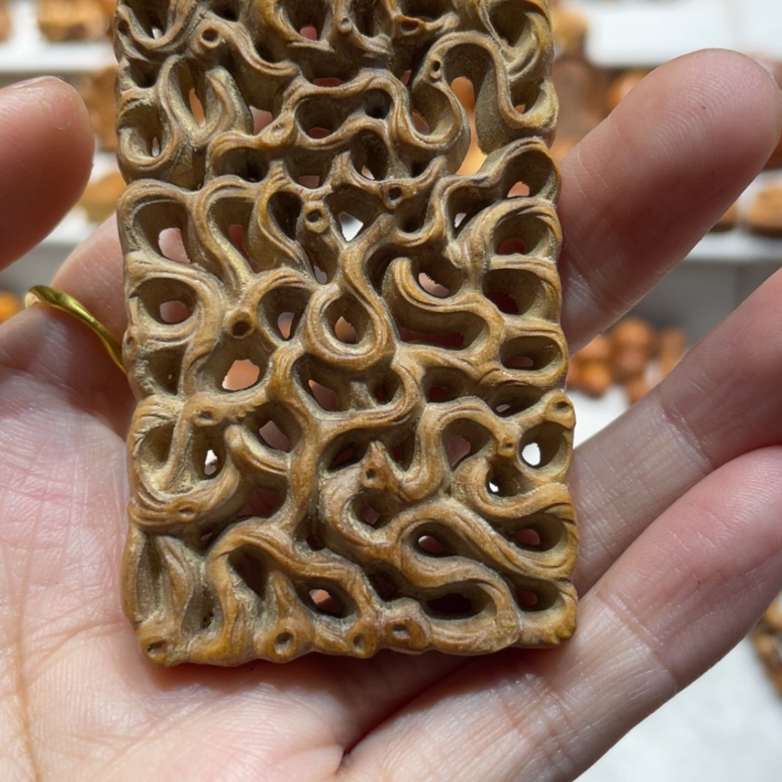 【闪购商品】檀香木吊坠Z****^小吊坠