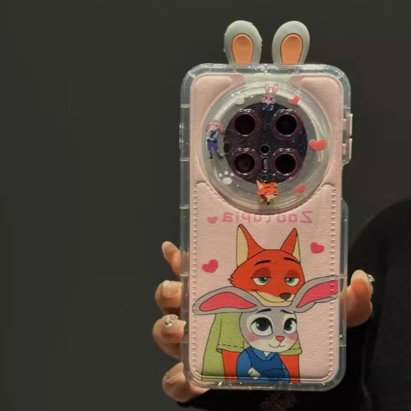 适用华为mate80pro手机壳新款mate70pro治愈系浪漫爱心背朱迪尼克