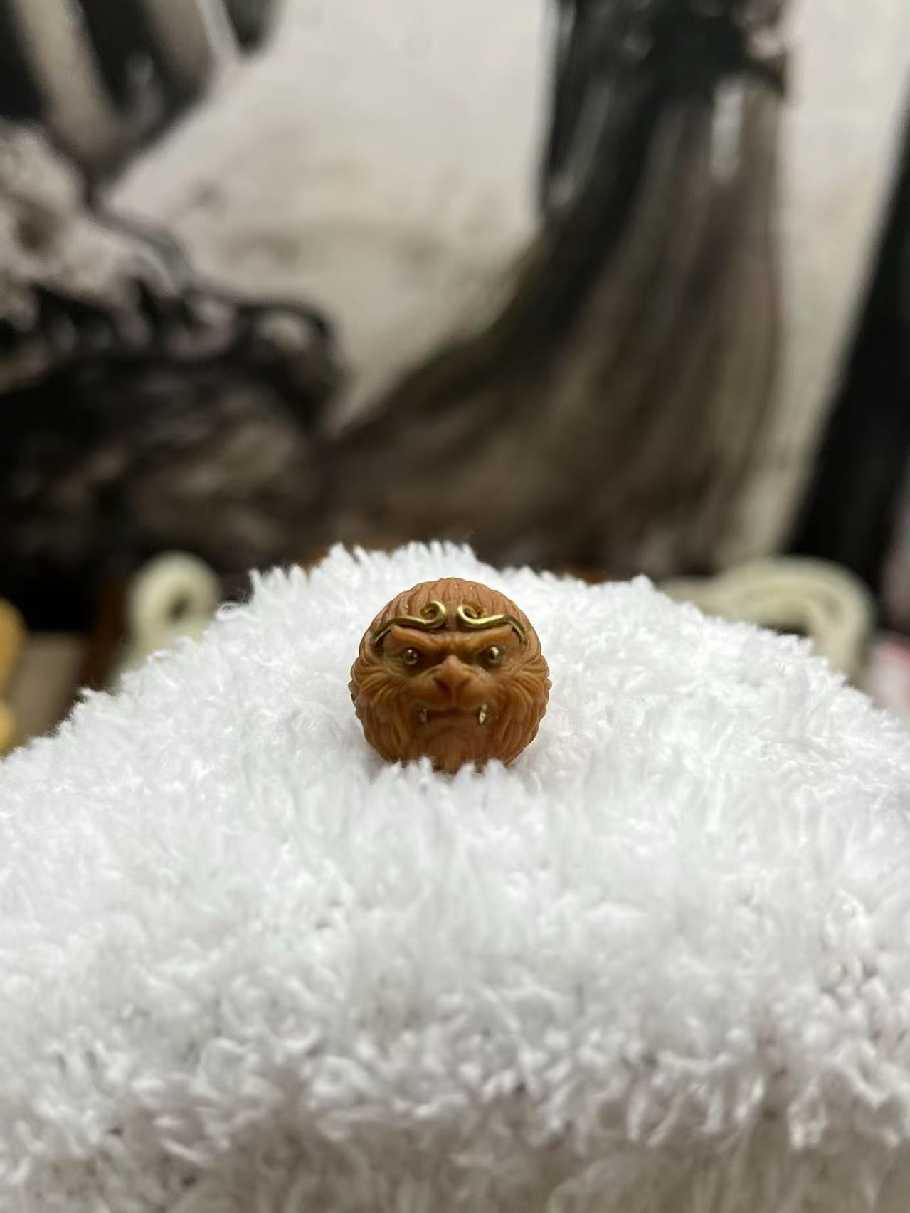 【kk鱼】大圣雕刻猴头配饰18左右