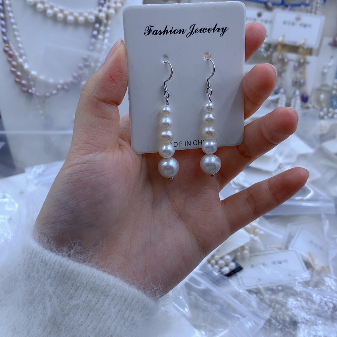 颈饰合金淡水珍珠