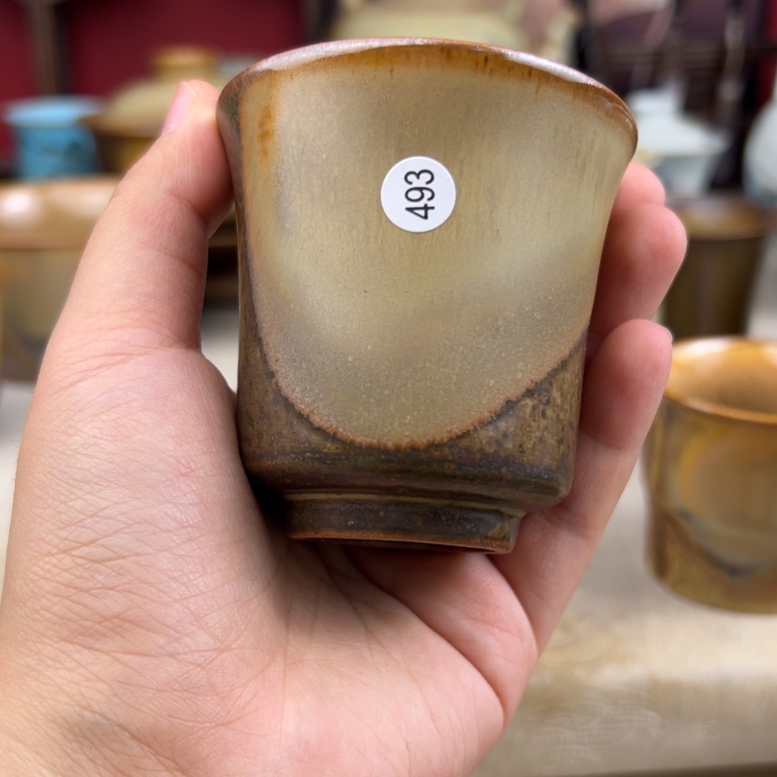 杯纯手工柴烧主人杯