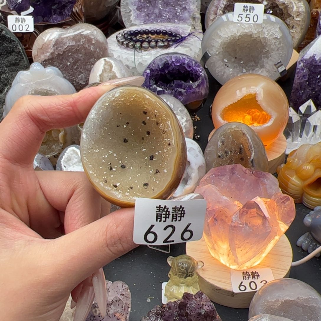 未镶嵌大型摆件（非配饰）紫晶小***?626