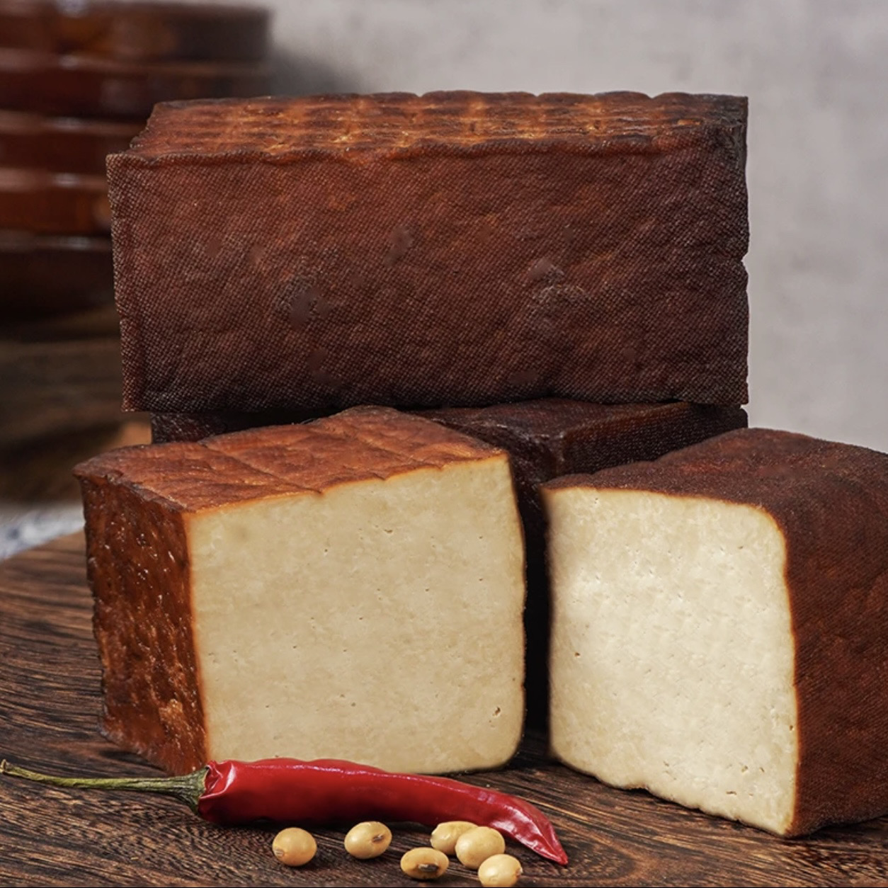 重庆酉阳土特产姻熏豆腐干干豆腐农家柴火豆干姻熏豆腐包邮