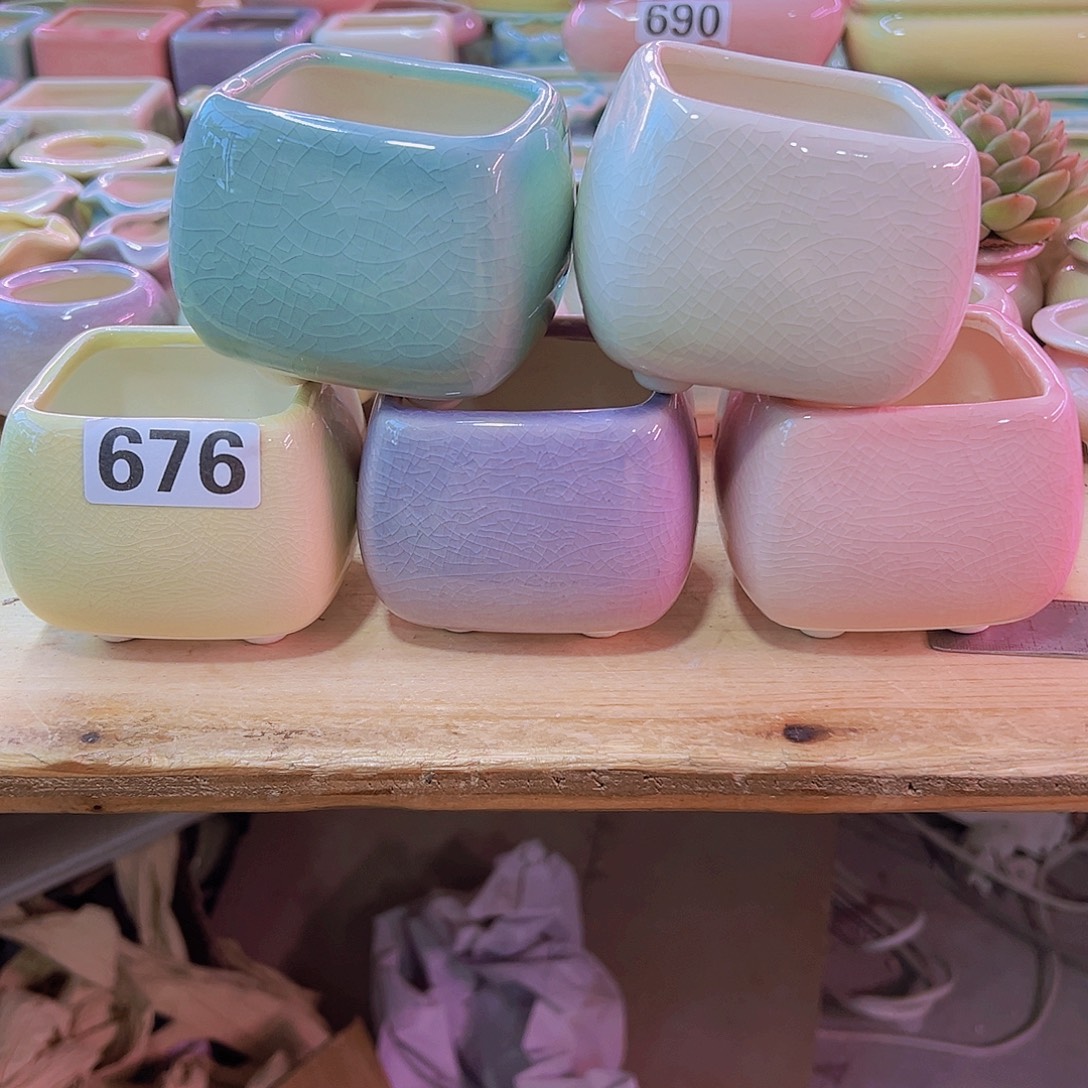 陶瓷花盆当场凑满12包邮