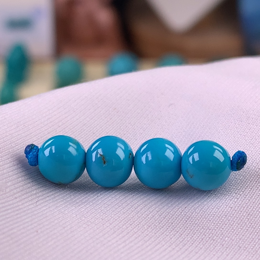 绿松石未镶嵌珠宝奇石6.3mm(88)