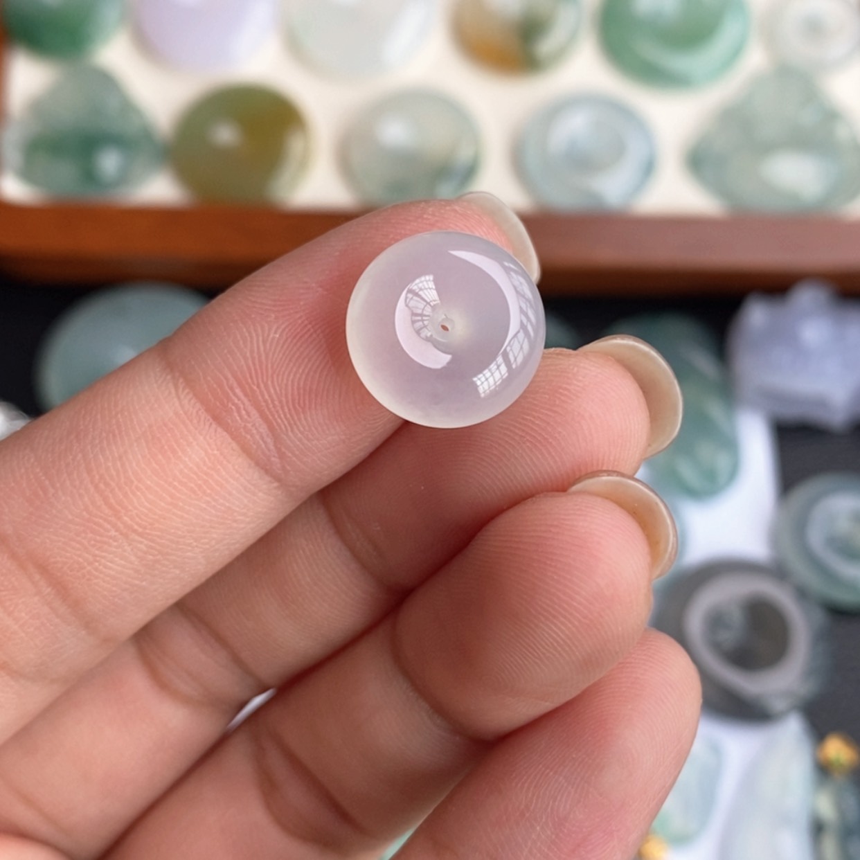 【闪购商品】翡翠颈饰未镶嵌卡13.6胖扣