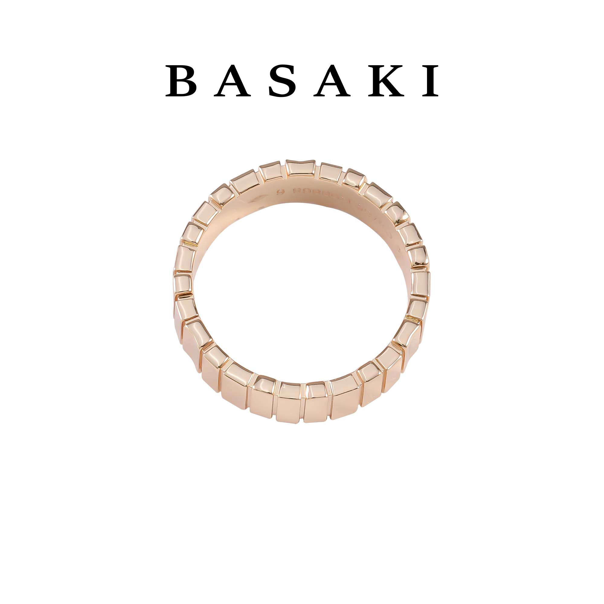 铜合金锆石戒指 CNC精工 经典轻奢风琴阶梯环戒（间钻/光金）戒指