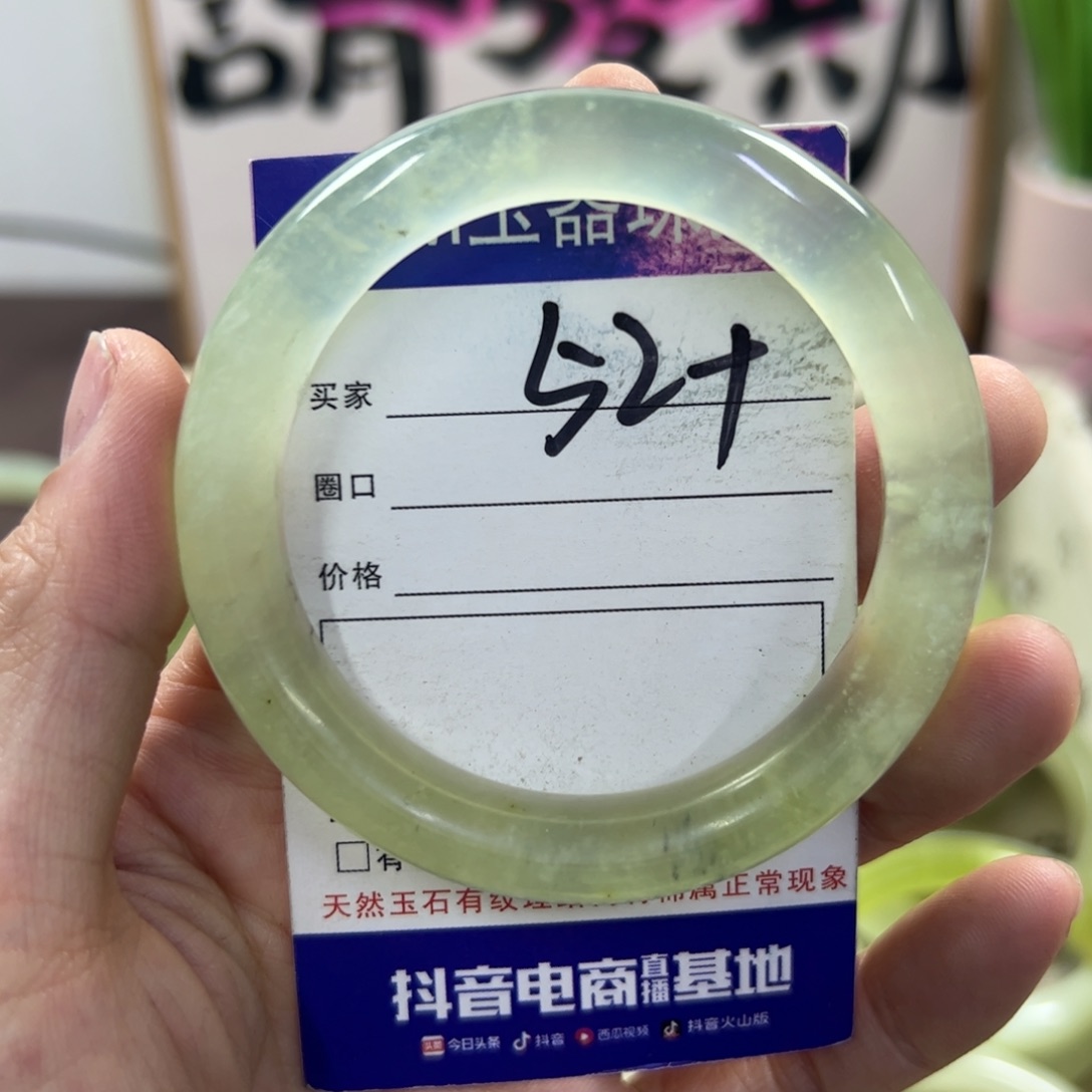 蛇纹石玉手镯未镶嵌290