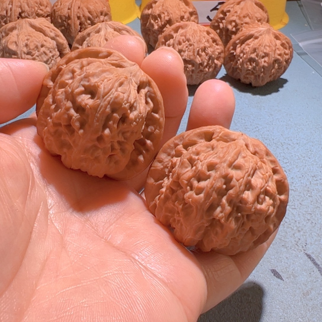 把件文玩核桃闷白42