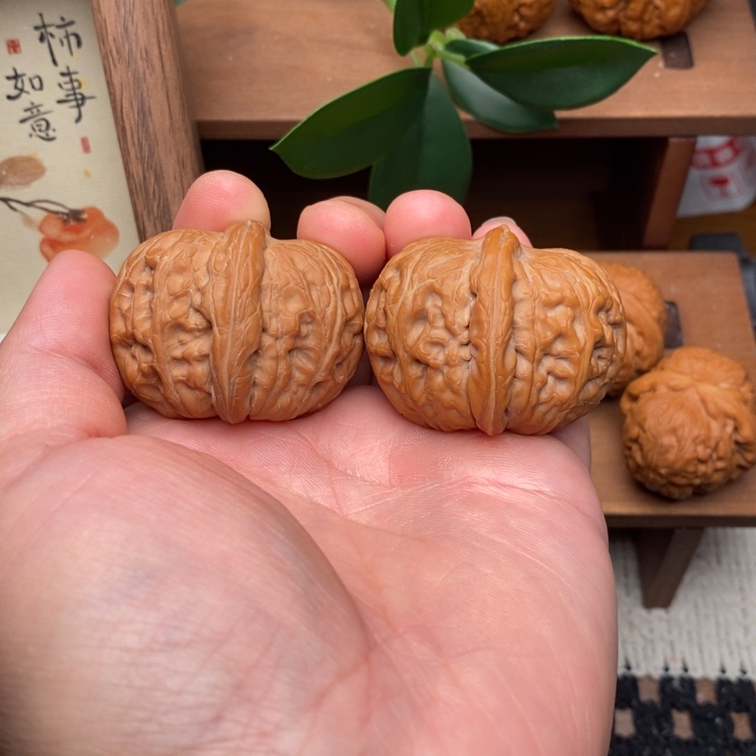 文玩核桃把件小*✔元宝41