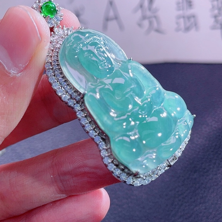 翡翠颈饰未镶嵌999999999