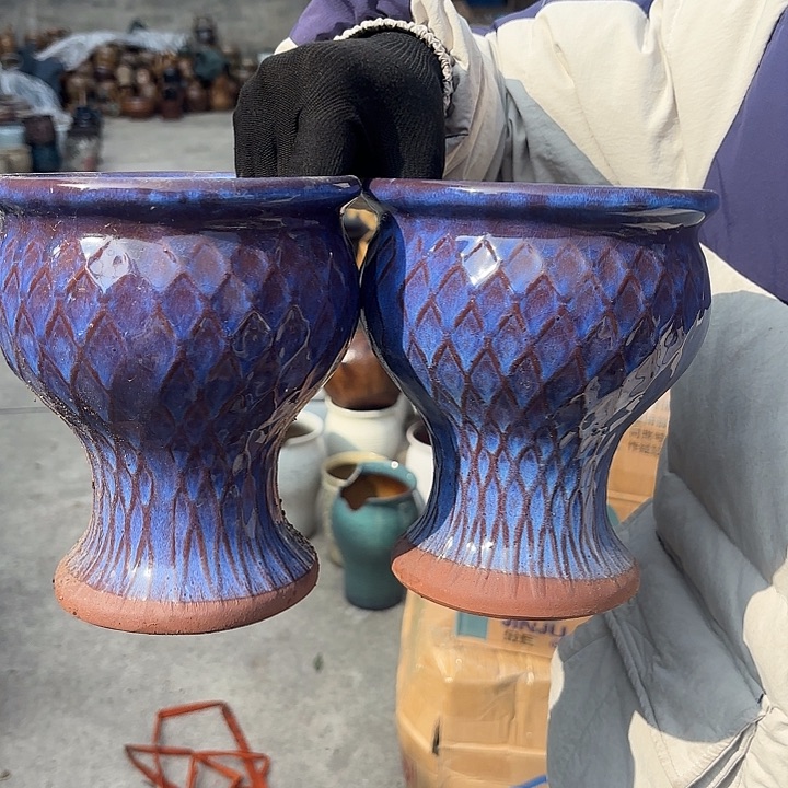 红陶火锅两个口径15高度18