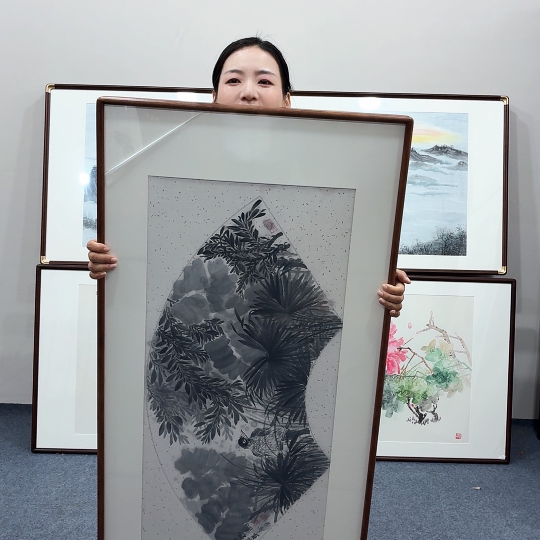 学***青国画手绘作品120.60尺寸