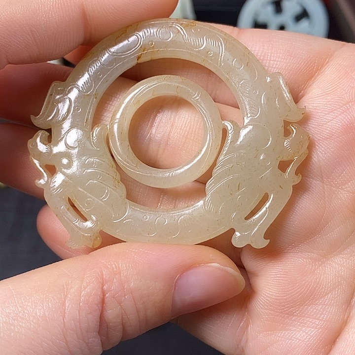 和田玉（糖玉）车挂未镶嵌?***?