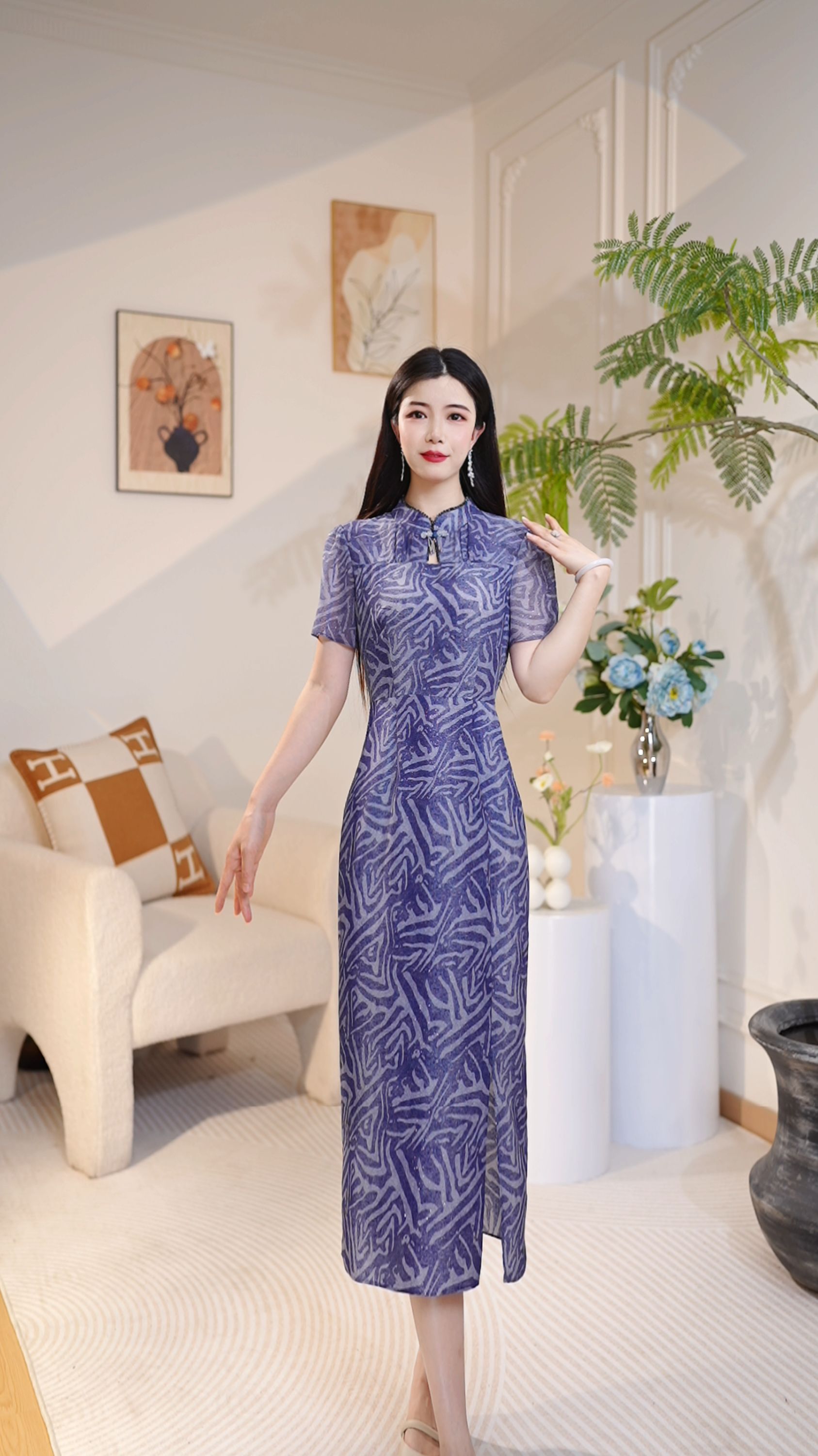 【LC】新款连衣裙百搭法式收腰显瘦设计感小众轻奢气质0630