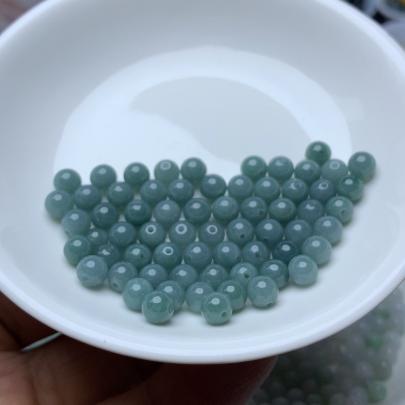 【闪购商品】未镶嵌手链翡翠卡5.8冰蓝水35颗