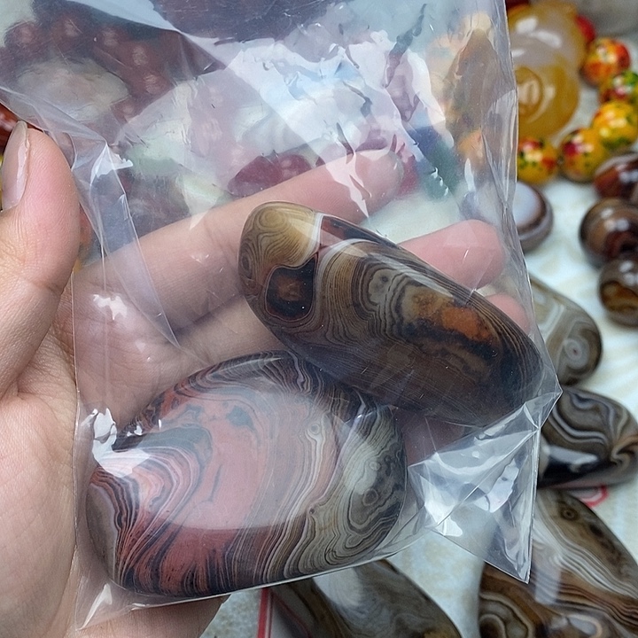 强***哥玛瑙/玉髓合金颈饰