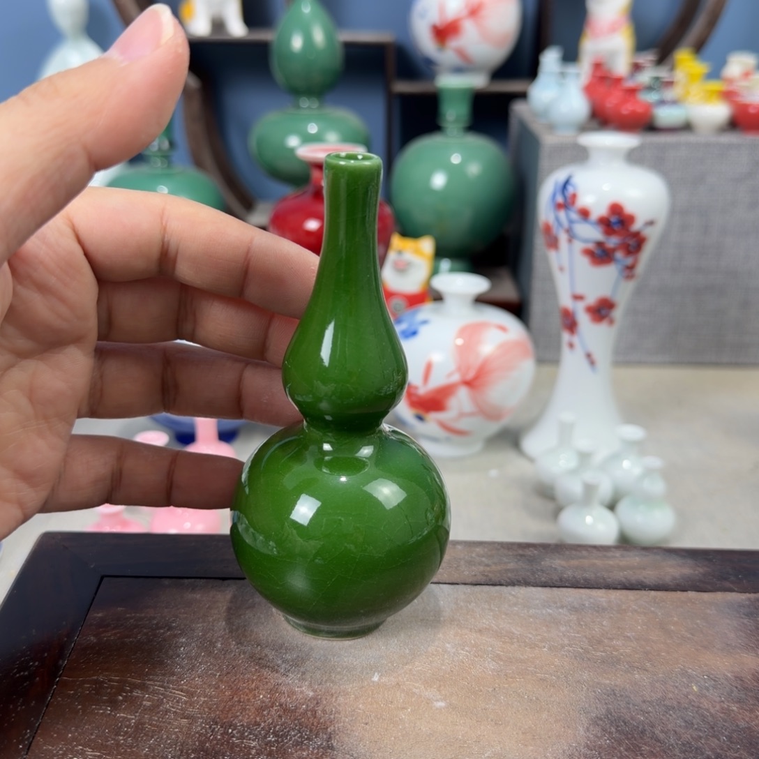 陶瓷手工小花器摆件