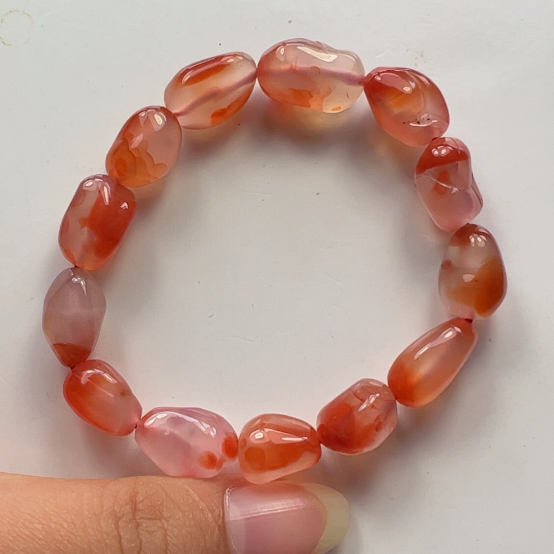 合金南红玛瑙挂件?**哥河湾冰飘串