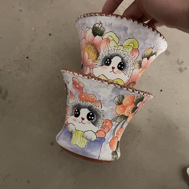 琳***琳满38包邮 景德镇幸运花盆