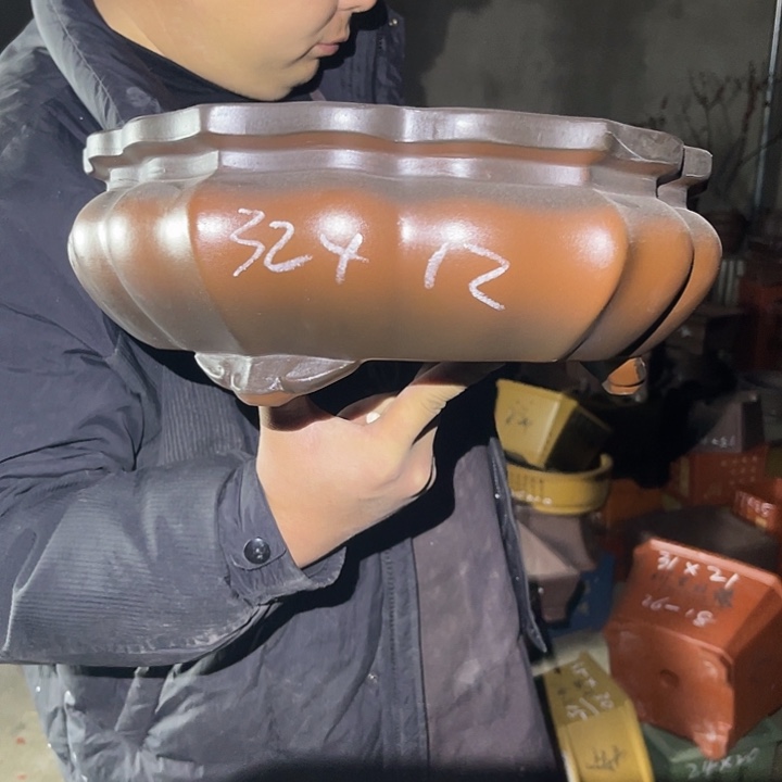 紫砂花盆紫砂等传统