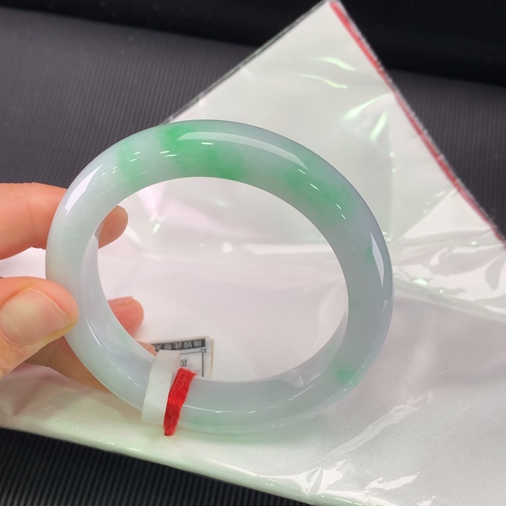 未镶嵌手镯翡翠正圈56