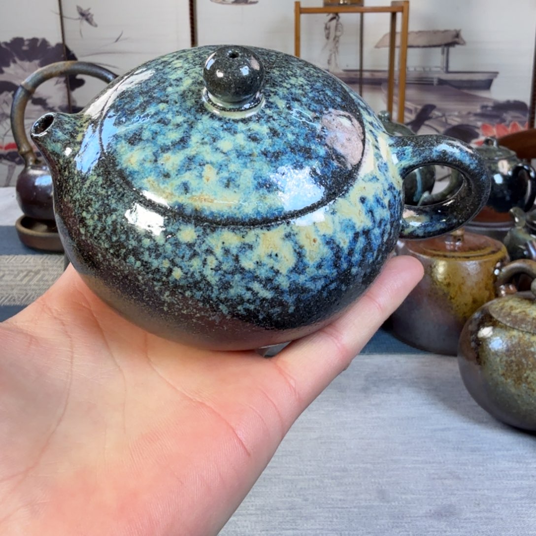 壶柴烧紫砂扁西施