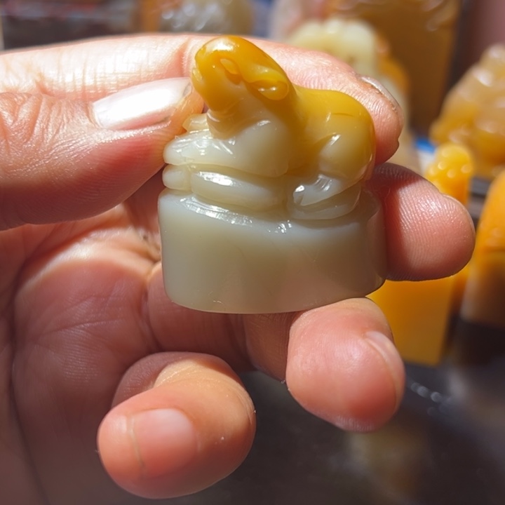 老挝石老挝北部田黄印