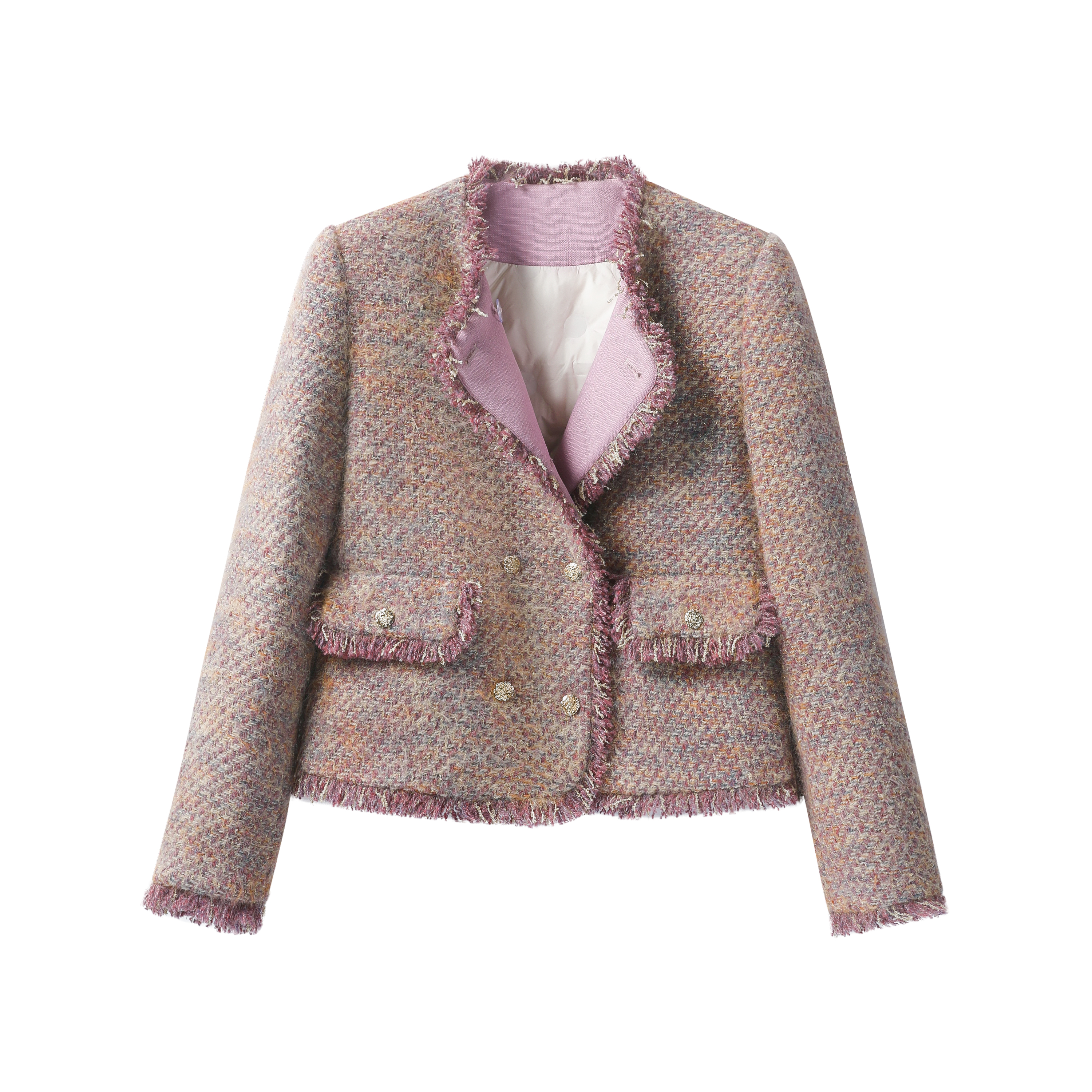 【管管专属】女装2024秋冬90白鸭绒气质名媛轻奢羽绒外套 010A083