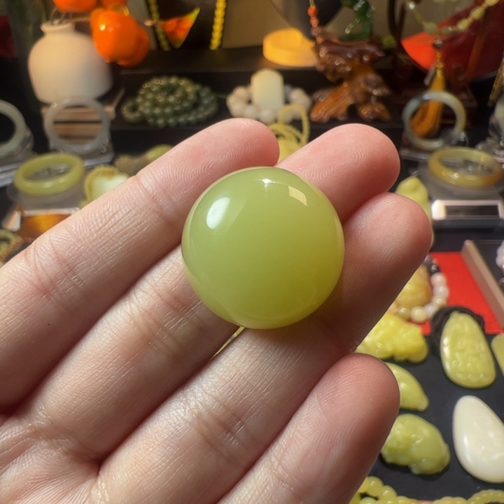 和田玉（黄玉）颈饰未镶嵌